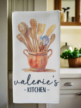 Load image into Gallery viewer, kitchen utensil waffle hand towel