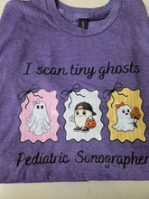 Load image into Gallery viewer, Tiny Ghosts Sonographer T-Shirt