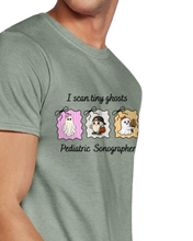 Load image into Gallery viewer, Tiny Ghosts Sonographer T-Shirt