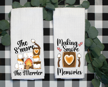 Load image into Gallery viewer, S'mores Waffle Towel - Sublimated Microfiber Kitchen Towel