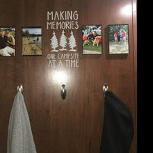 Load image into Gallery viewer, Camper Decal - Making Memories One Campsite at a Time - Trees - Thought Bubble Studio