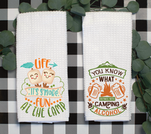 Load image into Gallery viewer, Camping Designs Dish Towel