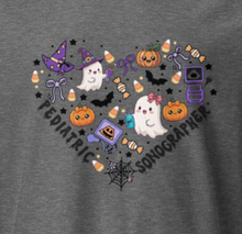 Load image into Gallery viewer, Sonographer Heart Halloween T-Shirt