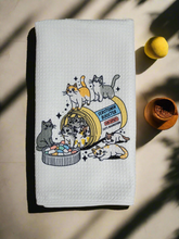 Load image into Gallery viewer, Ramen Noodle Cat Kitchen Towel