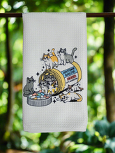 Load image into Gallery viewer, Ramen Noodle Cat Kitchen Towel