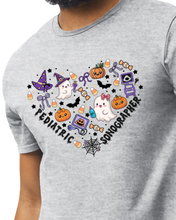 Load image into Gallery viewer, Pediatric Radiology Heart Halloween T-Shirt