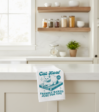 Load image into Gallery viewer, Ramen Noodle Cat Kitchen Towel