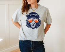 Load image into Gallery viewer, Detroit Baseball Tiger with Sunglasses T-Shirt