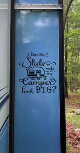 R-pod Funny Slideout Camper Decal