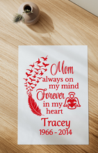 Load image into Gallery viewer, Mom Always on My Mind Forever in My Heart Memorial Car Decal