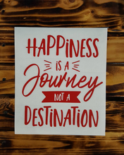 Load image into Gallery viewer, Happiness is a Journey not a Destination Vinyl Decal - Thought Bubble Studio