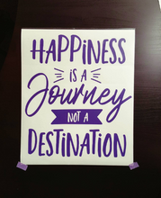 Load image into Gallery viewer, Happiness is a Journey not a Destination Vinyl Decal - Thought Bubble Studio