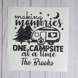 making memories camp bucket decal