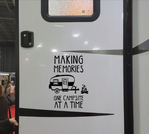 Camper Decal - Making Memories One Campsite at a Time