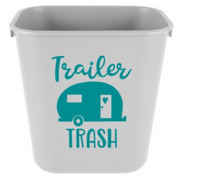 Trailer Trash Camper Vinyl Decal - Thought Bubble Studio