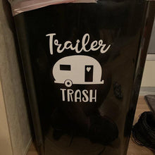 Load image into Gallery viewer, Trailer Trash Camper Vinyl Decal - Thought Bubble Studio