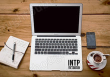 Load image into Gallery viewer, INTP decal Myers Briggs personality decal vinyl laptop sticker