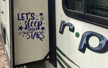 Load image into Gallery viewer, Rpod slide out decal Sleep under the stars vinyl decal - RV slideout decal - R-Pod trailer decal