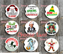 Load image into Gallery viewer, Christmas Movie Car Coasters - Set of 2 Sandstone Car Coasters - Ceramic Christmas Gifts - Griswold Christmas Movie