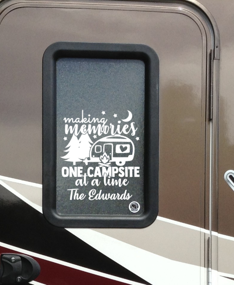  Camping Bucket Vinyl Decal Sticker, Camper, Motorhome, RV,  Decal, Personalized, Waterproof Vinyl