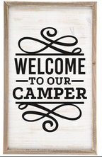 Load image into Gallery viewer, Large Camper Decal - Welcome to Our Camper - Thought Bubble Studio